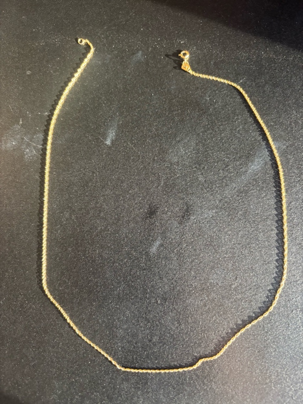 14K Gold Rope Chain Necklace - Women Jewelry